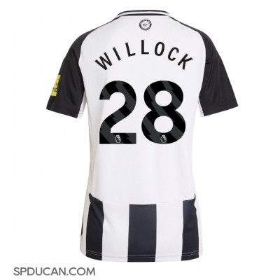 Zenski Nogometni Dres Newcastle United Joe Willock #28 Domaci 2024-25 Kratak Rukav Zenski Nogometni Dres Newcastle United Joe Willock #28 Domaci 2024-25 Kratak Rukav
